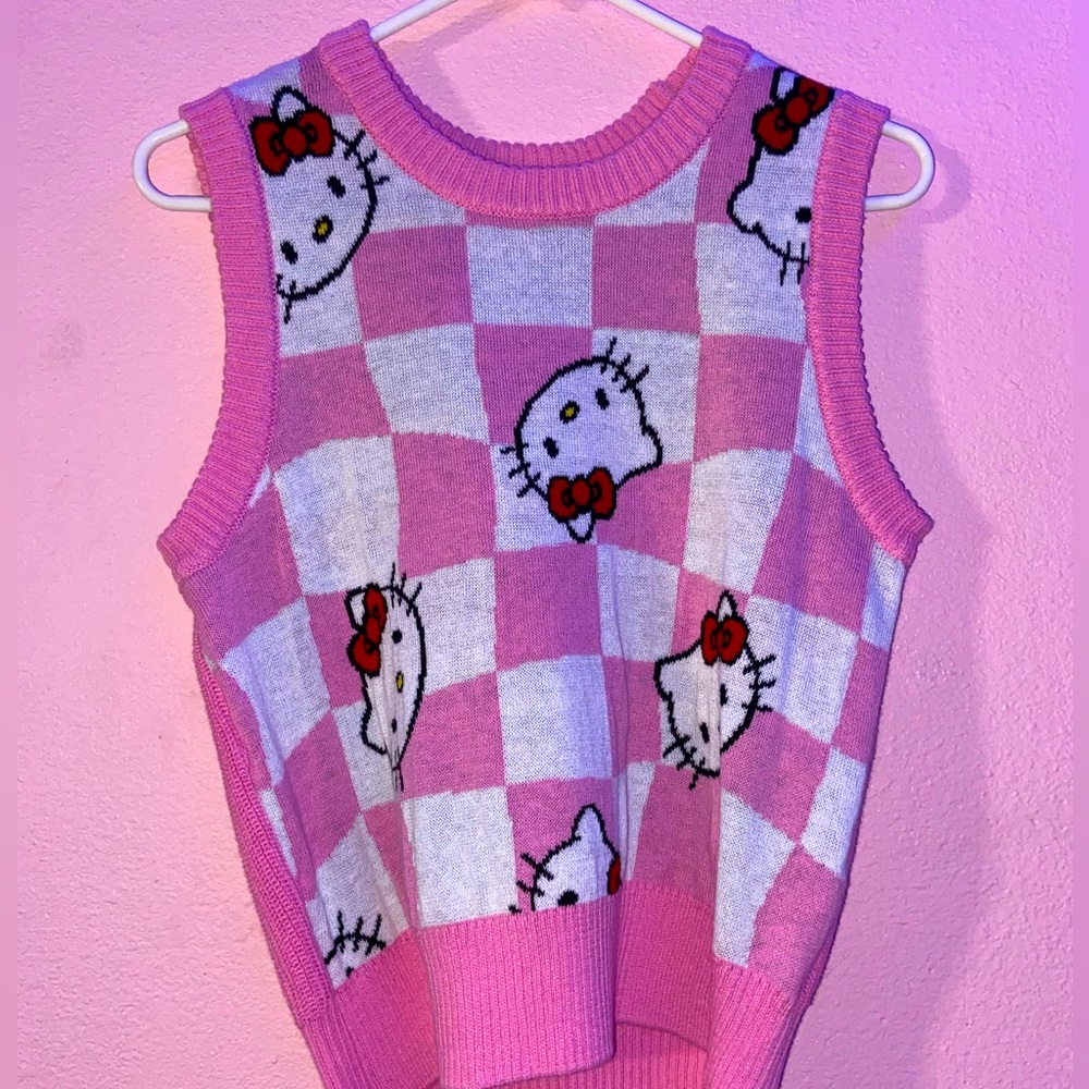 Hello Kitty Knit Sweater Vest